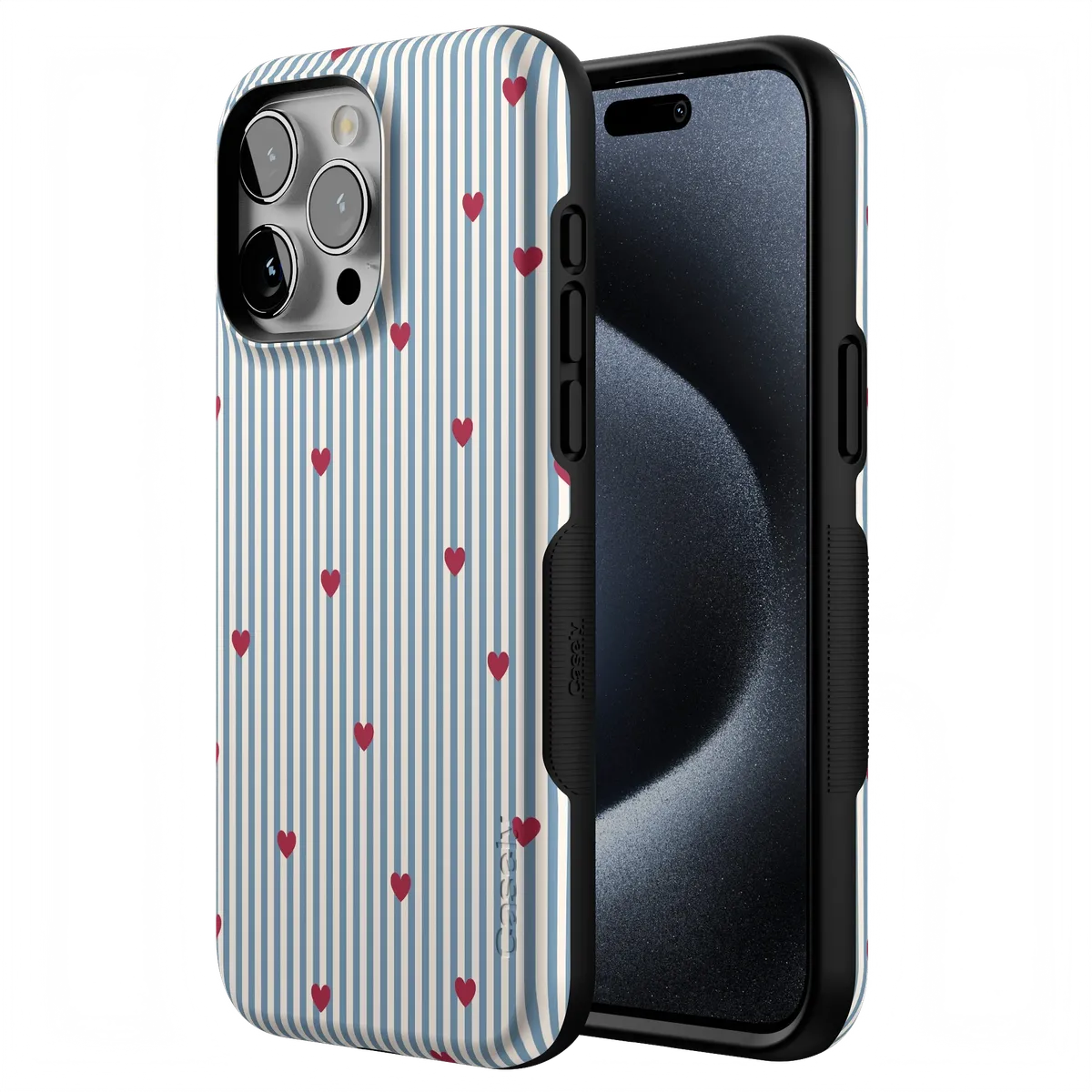Love Lines | Blue Stripes Case - Image 42
