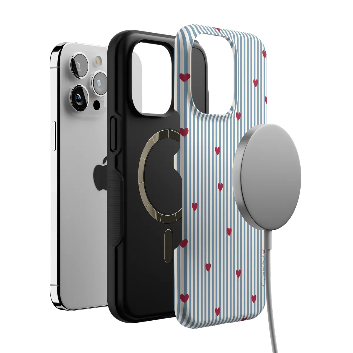 Love Lines | Blue Stripes Case - Image 45