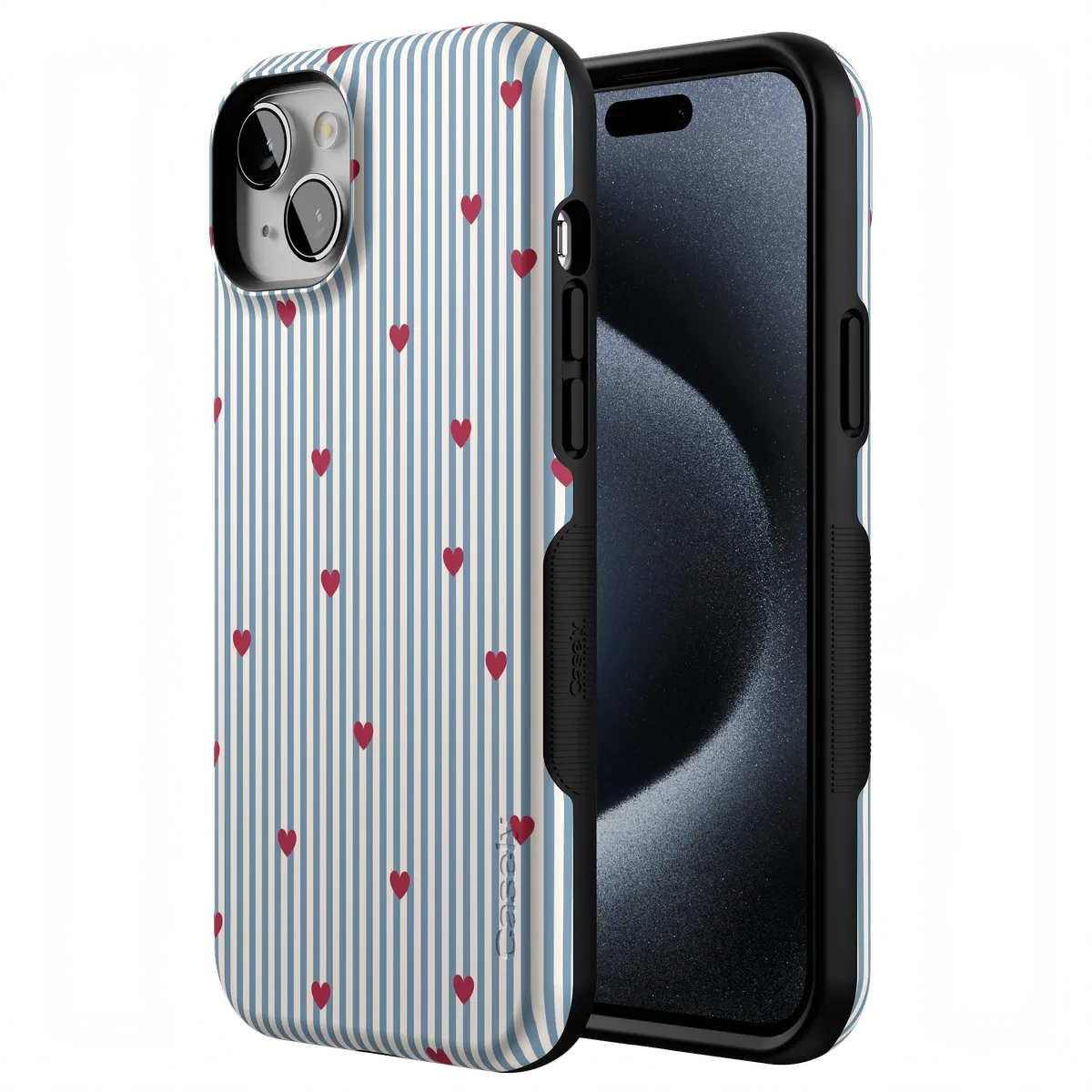 Love Lines | Blue Stripes Case - Image 47