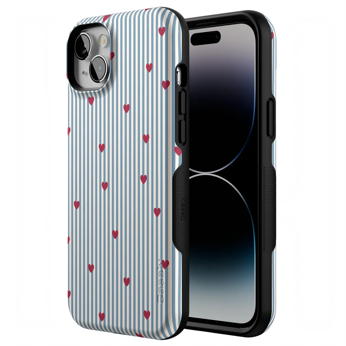 Love Lines | Blue Stripes Case - Image 55