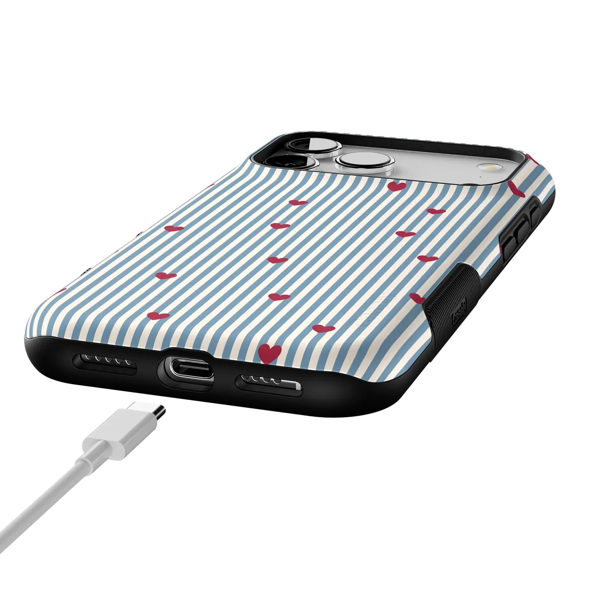 Love Lines | Blue Stripes Case - Image 6