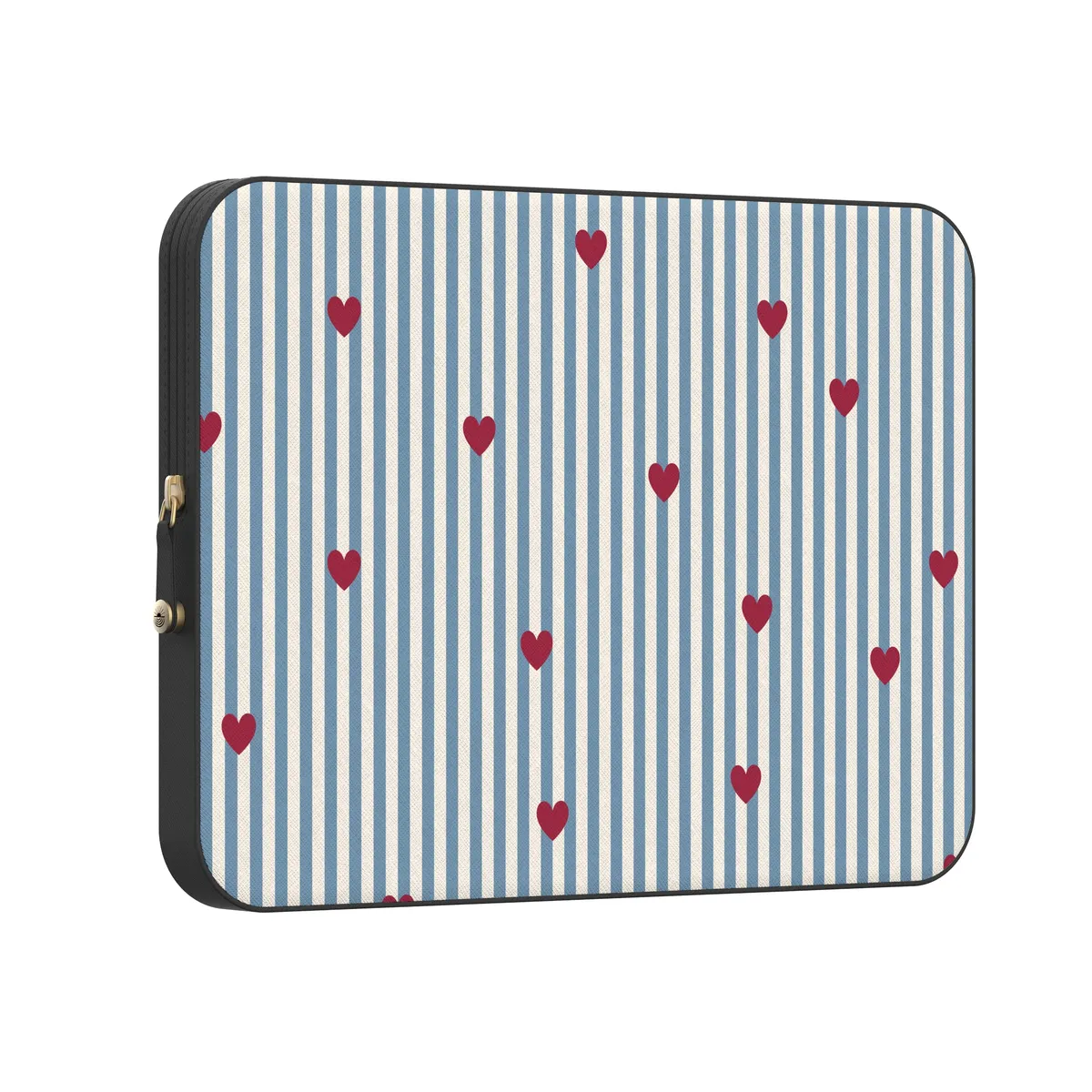 Love Lines | Blue Stripes Laptop Case - Image 11