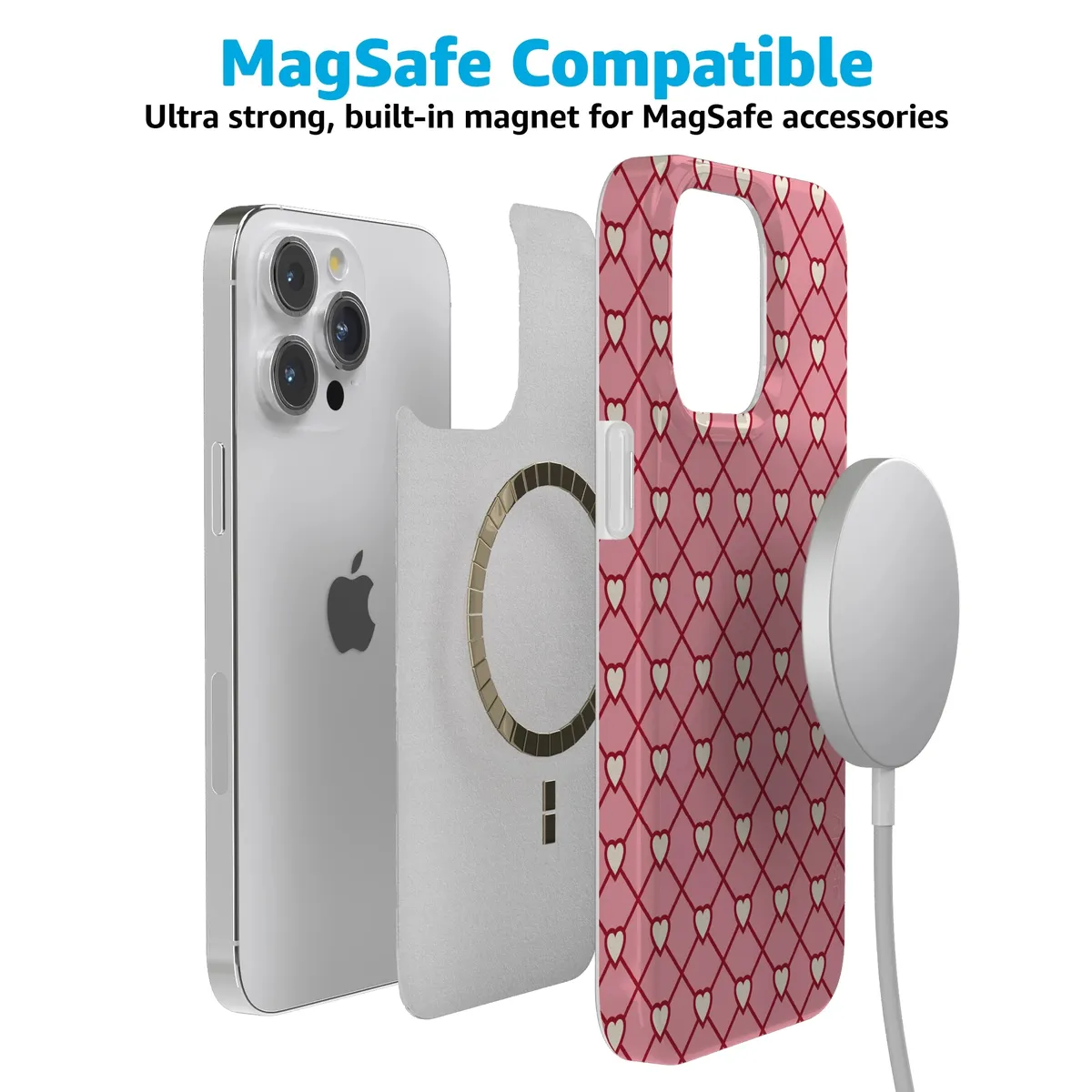 Love Locks | Pink Hearts Case - Image 100