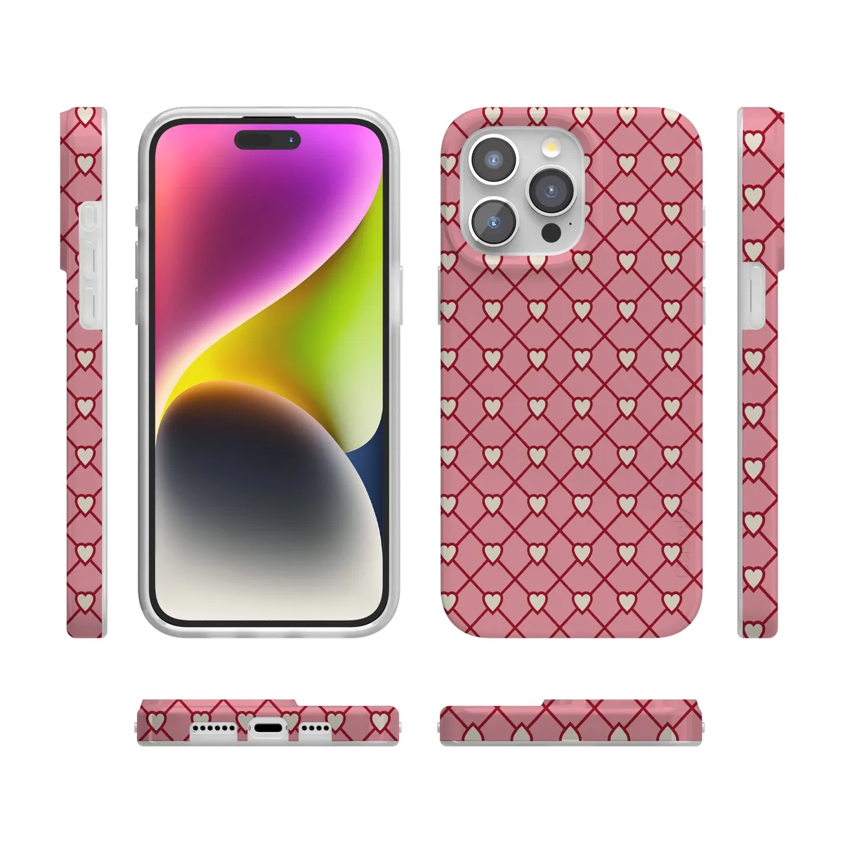 Love Locks | Pink Hearts Case - Image 101