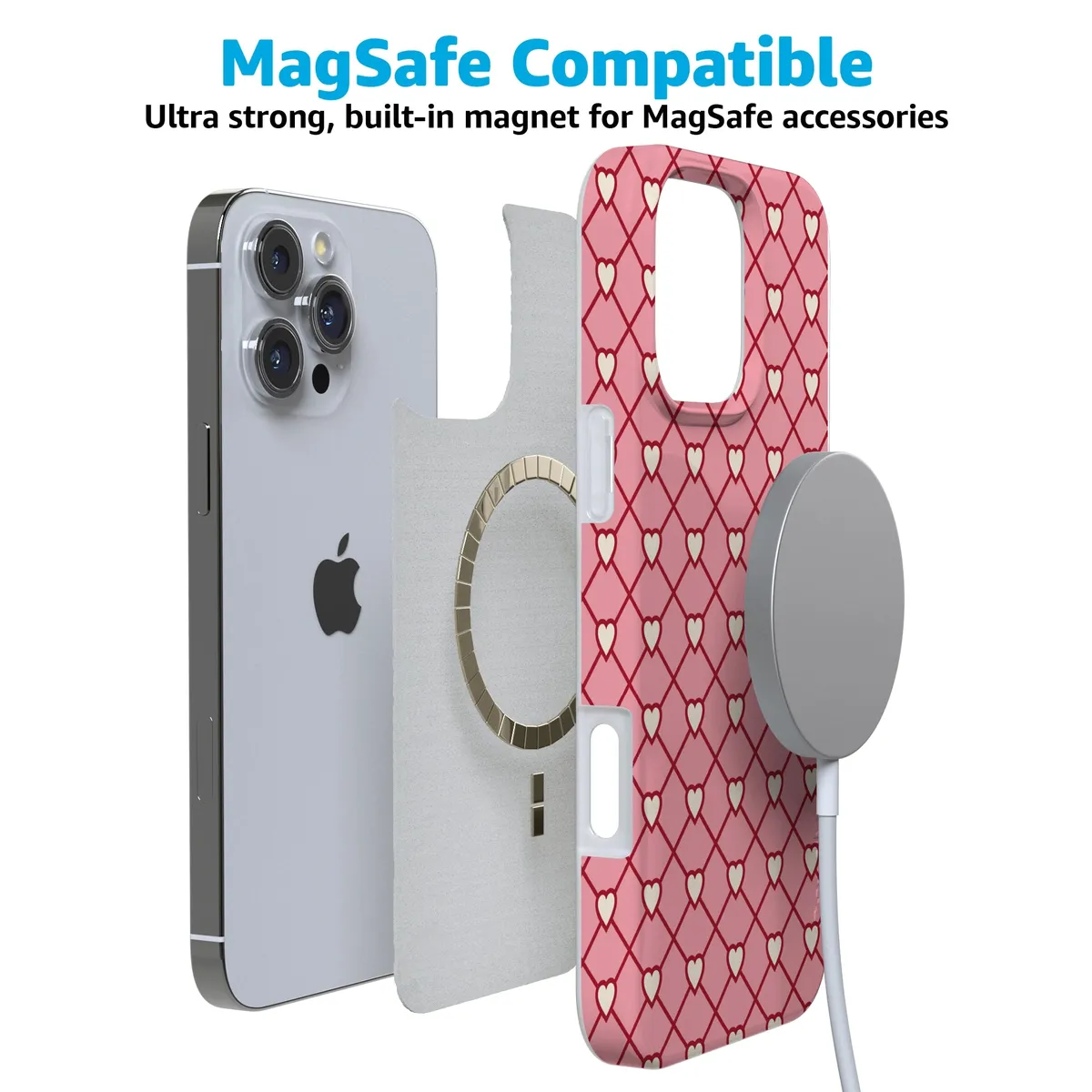 Love Locks | Pink Hearts Case - Image 95
