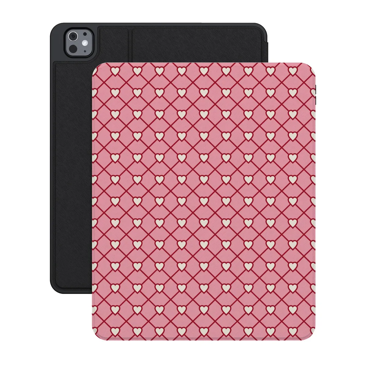 Love Locks | Pink Hearts iPad Case - Image 33