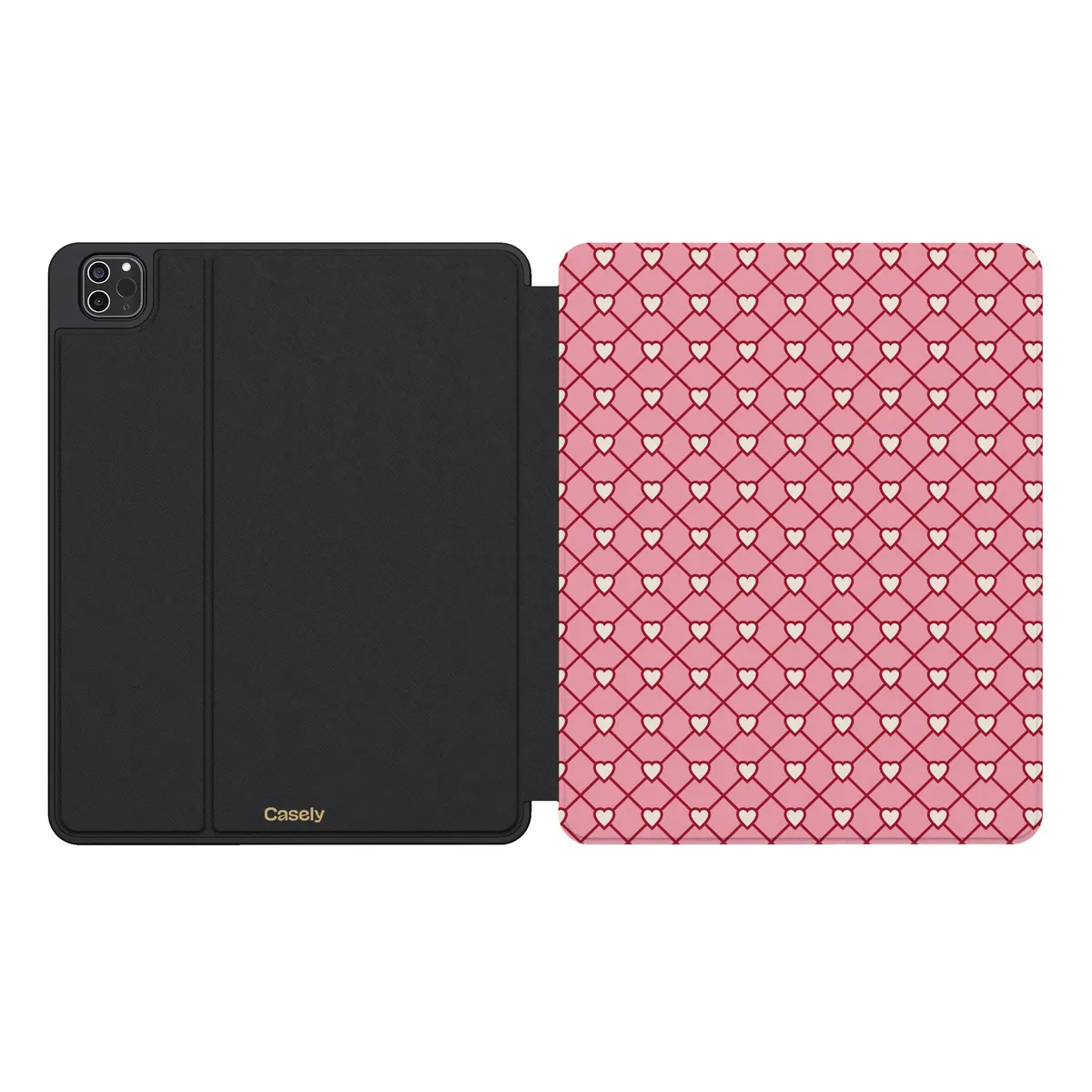 Love Locks | Pink Hearts iPad Case - Image 7