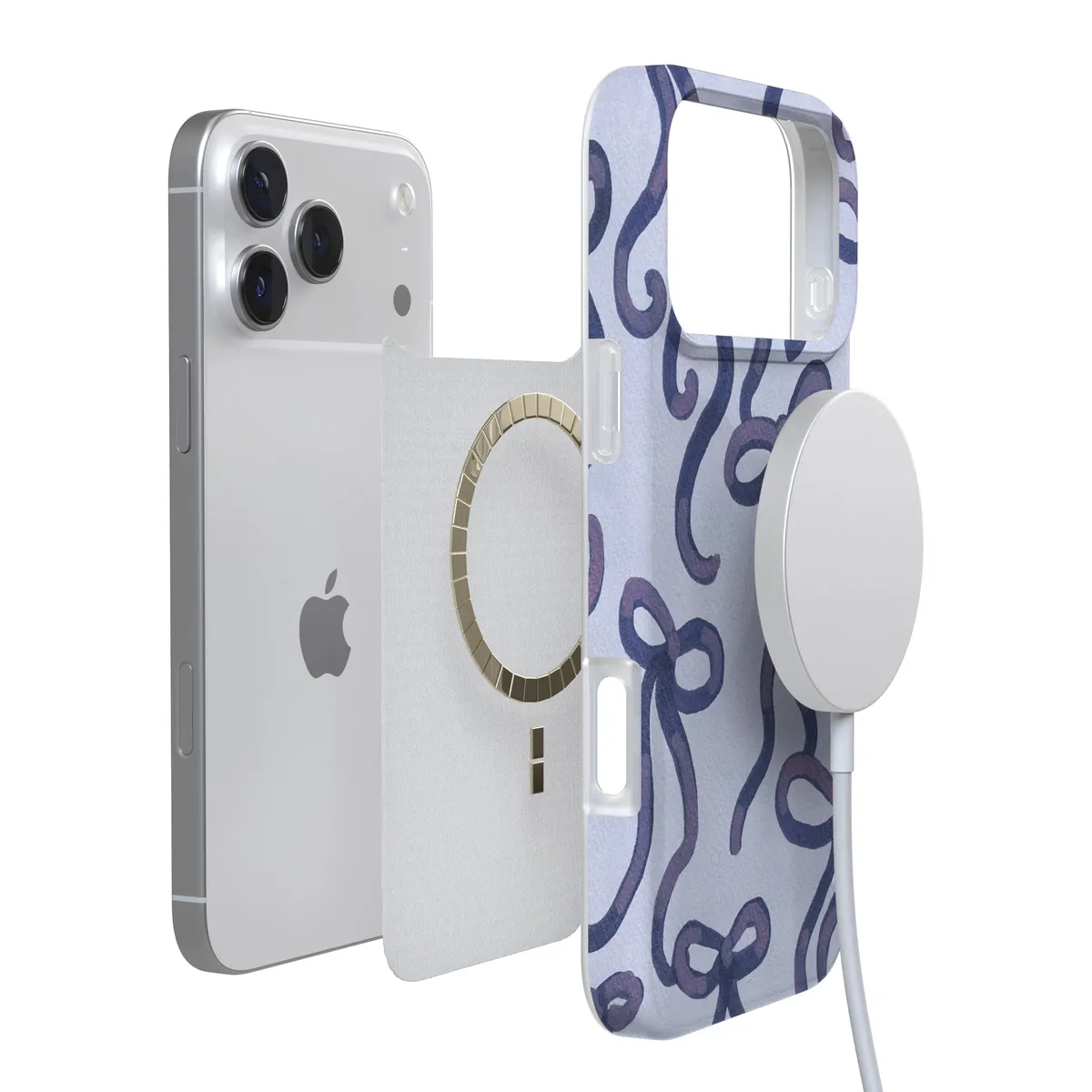 Love Me Knot | Blue Bow Case - Image 80