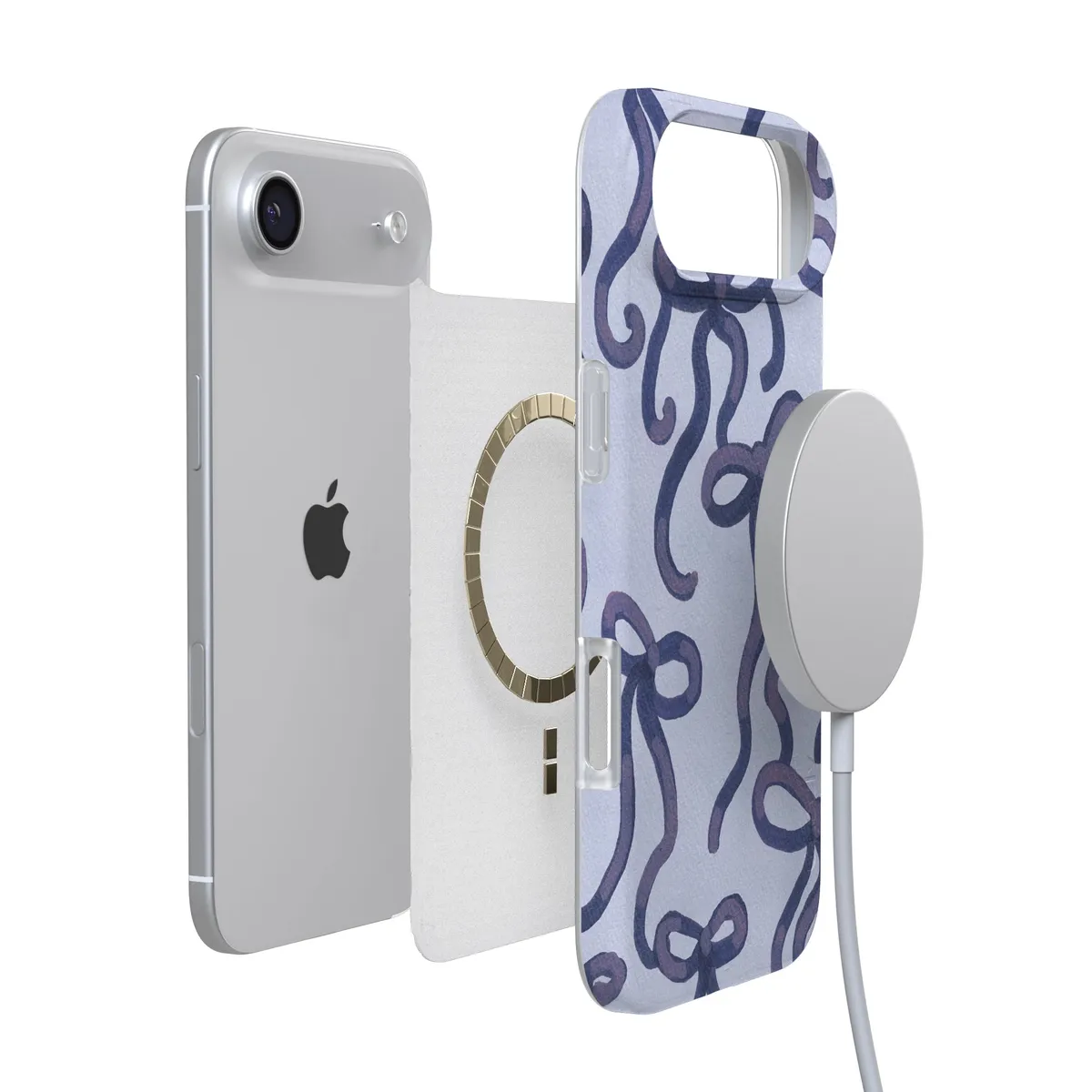 Love Me Knot | Blue Bow Case - Image 85