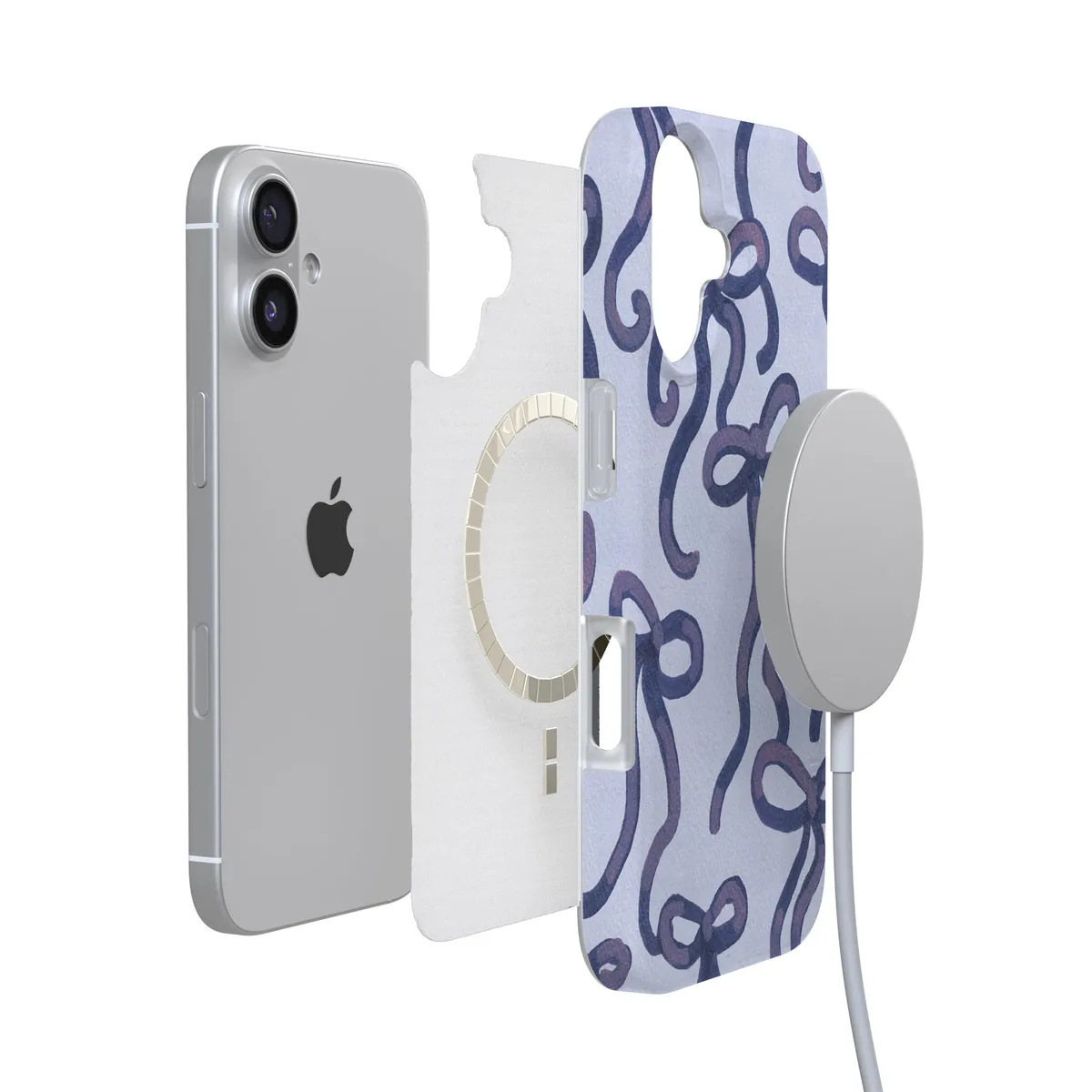Love Me Knot | Blue Bow Case - Image 90