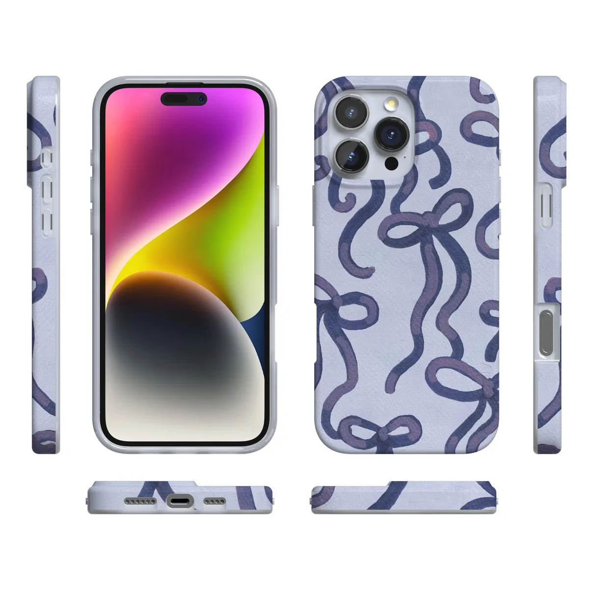 Love Me Knot | Blue Bow Case - Image 96