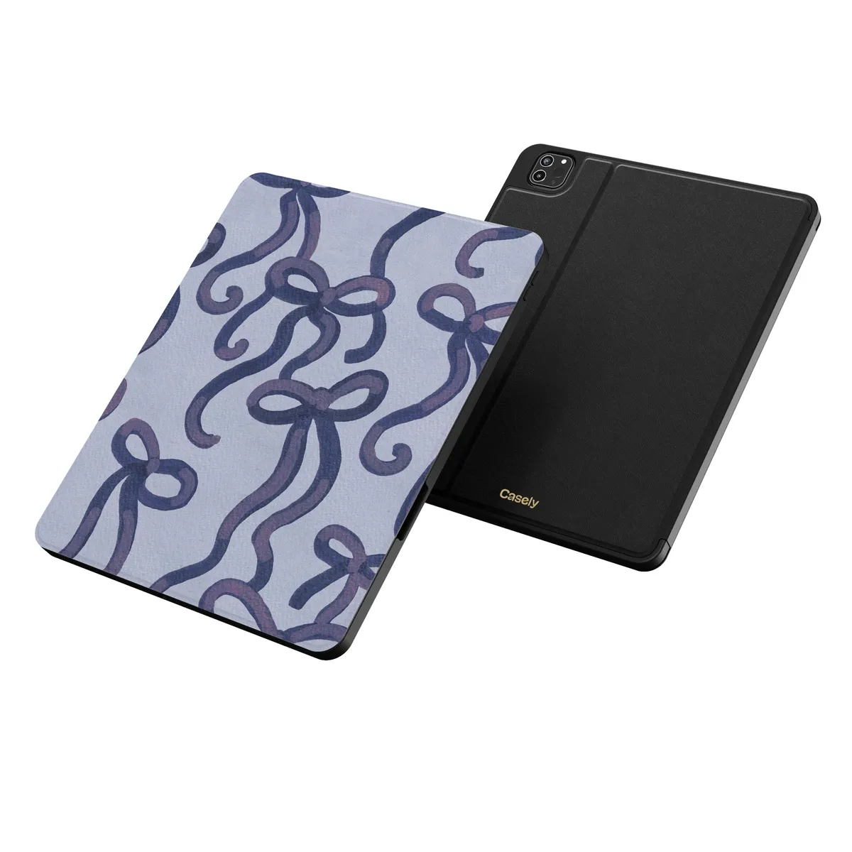 Love Me Knot | Blue Bow iPad Case - Image 2