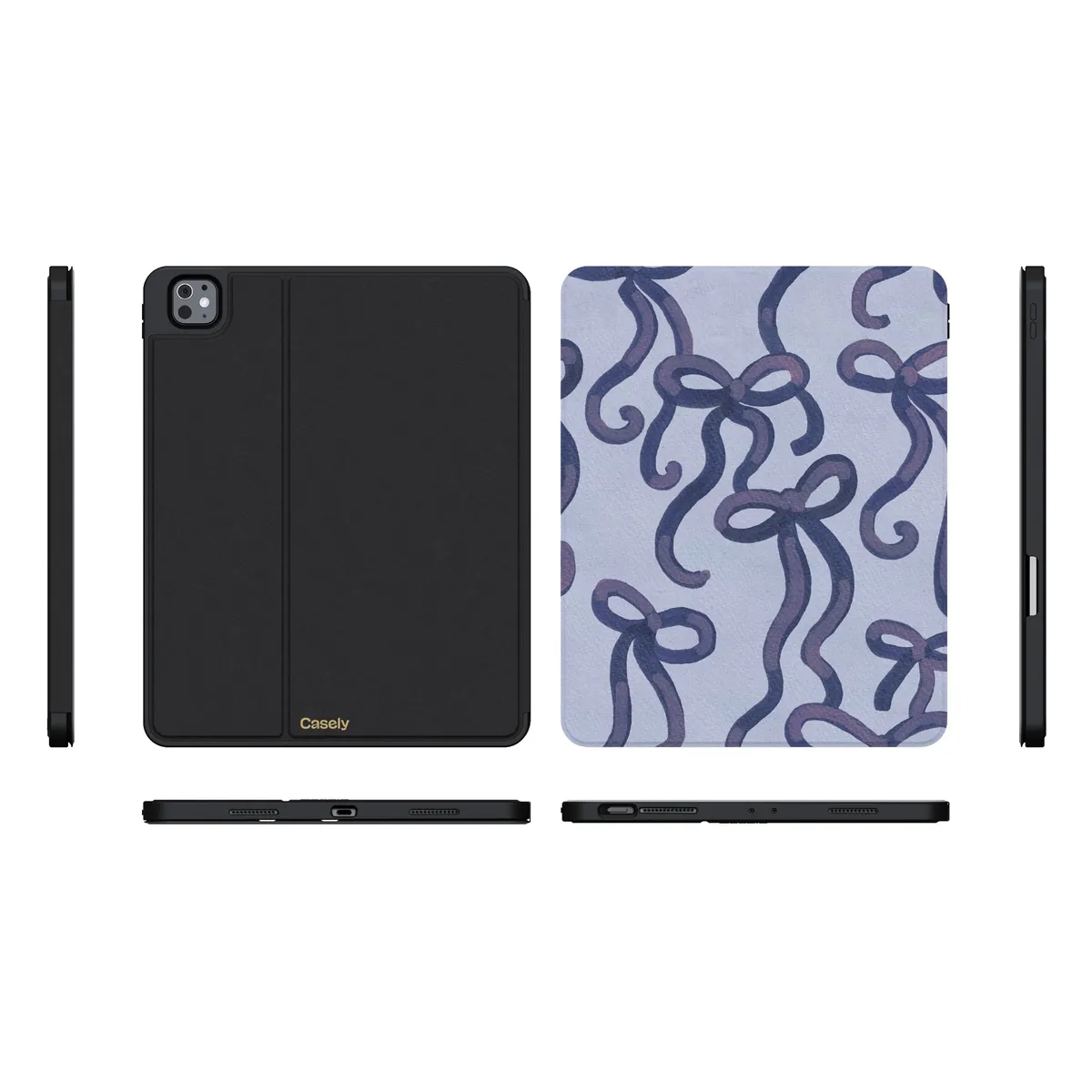 Love Me Knot | Blue Bow iPad Case - Image 37