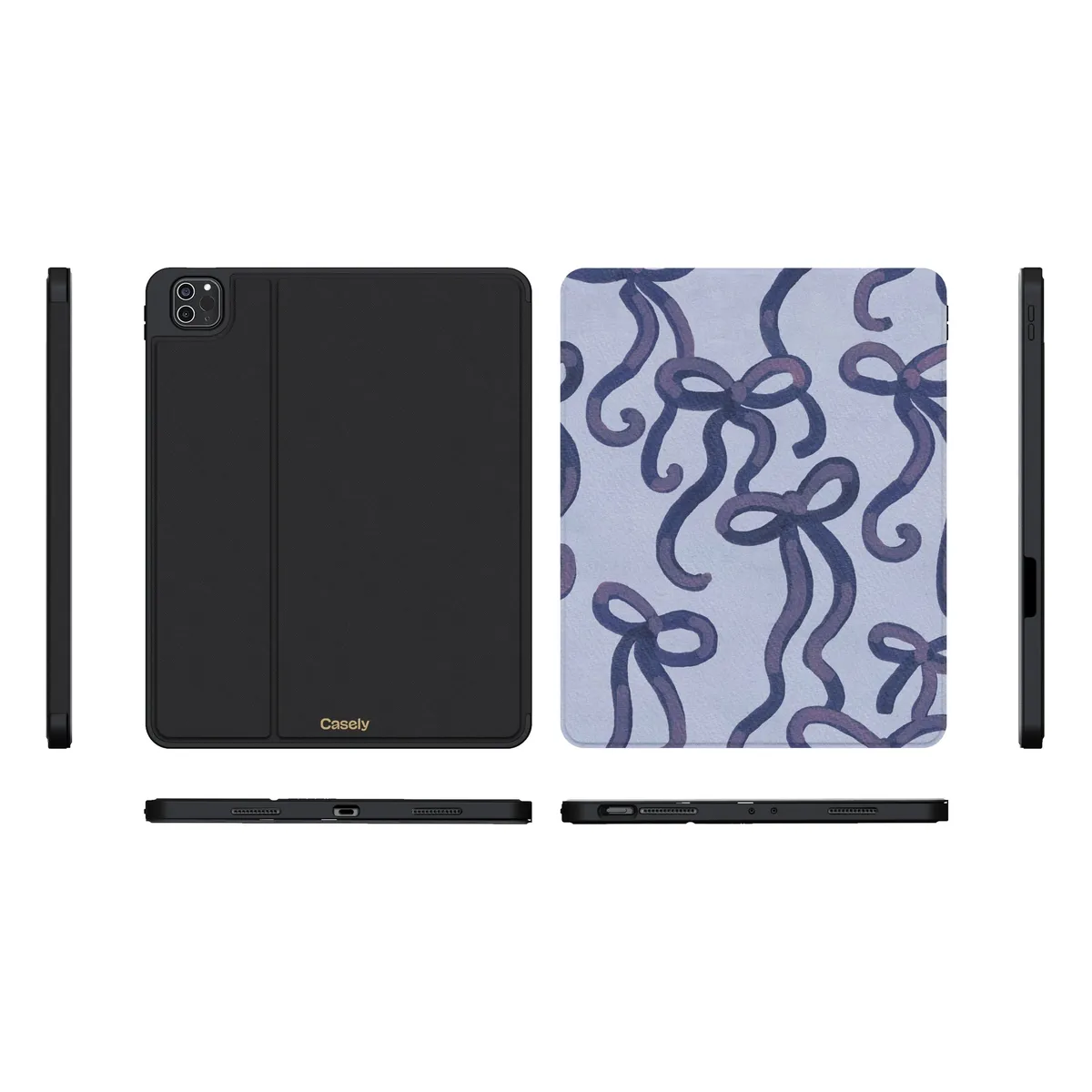 Love Me Knot | Blue Bow iPad Case - Image 5