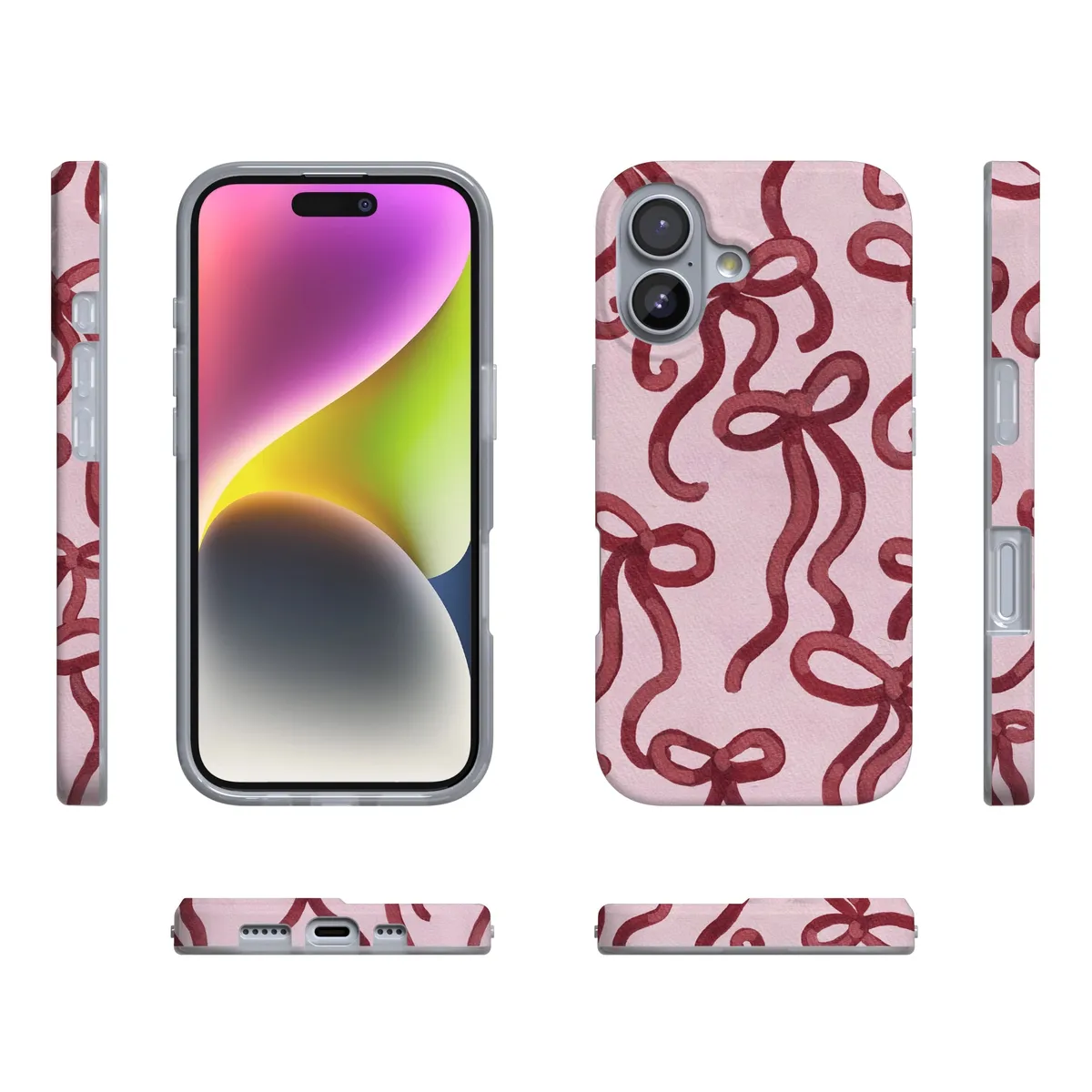 Love Me Knot | Mauve Bow Case - Image 91