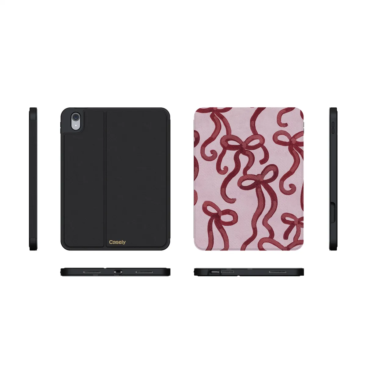 Love Me Knot | Mauve Bow iPad Case - Image 13