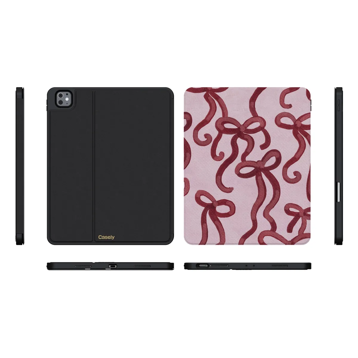 Love Me Knot | Mauve Bow iPad Case - Image 37