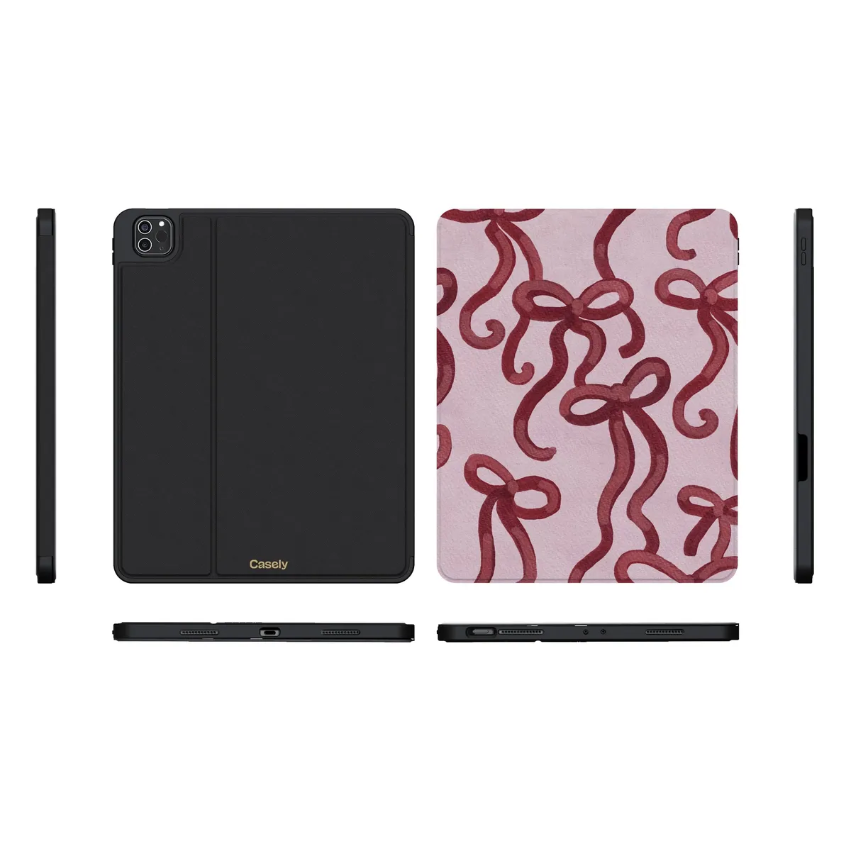 Love Me Knot | Mauve Bow iPad Case - Image 5