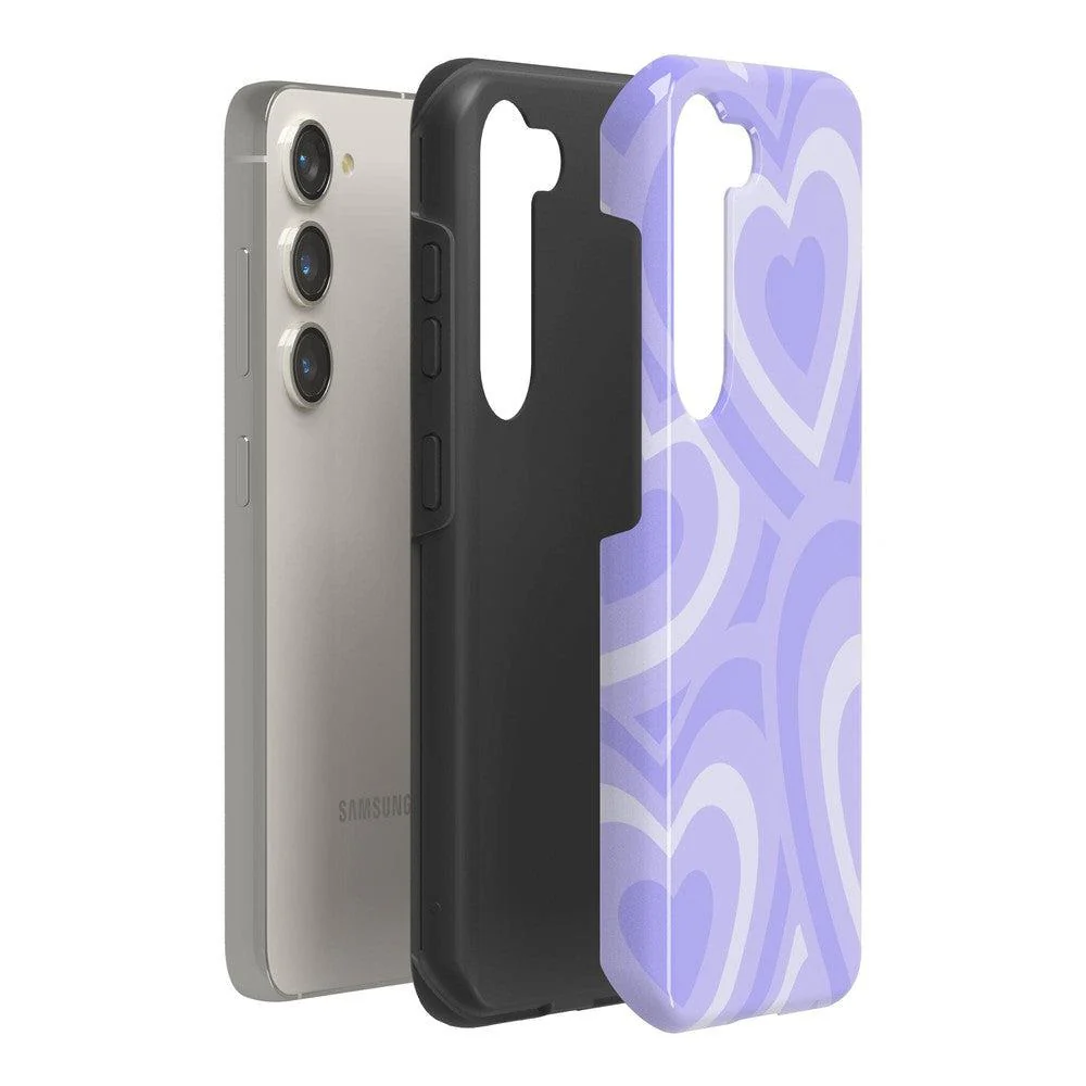 Love Song | Lavender Heart Samsung Case - Image 12