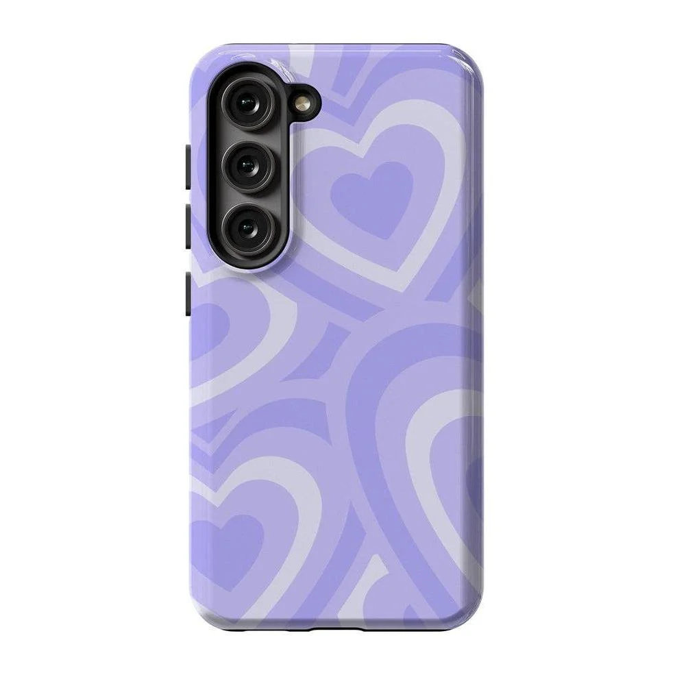 Love Song | Lavender Heart Samsung Case - Image 13