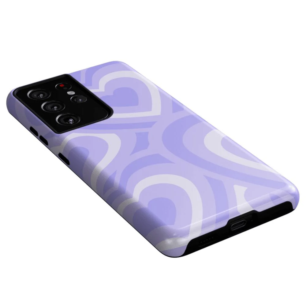 Love Song | Lavender Heart Samsung Case - Image 29
