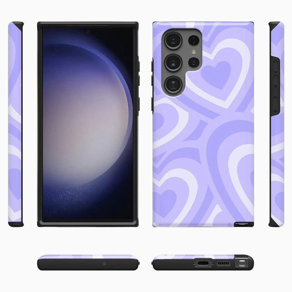 Love Song | Lavender Heart Samsung Case - Image 3