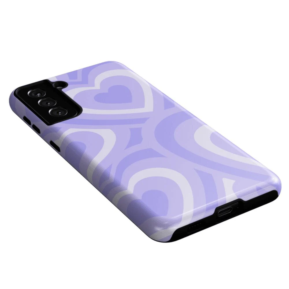 Love Song | Lavender Heart Samsung Case - Image 32