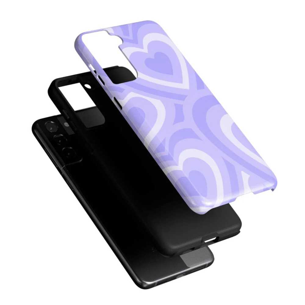 Love Song | Lavender Heart Samsung Case - Image 33