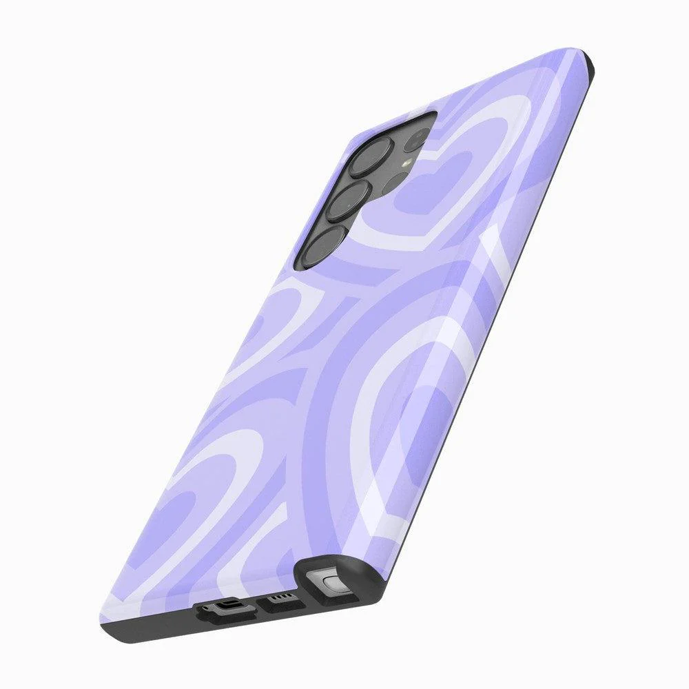 Love Song | Lavender Heart Samsung Case - Image 4