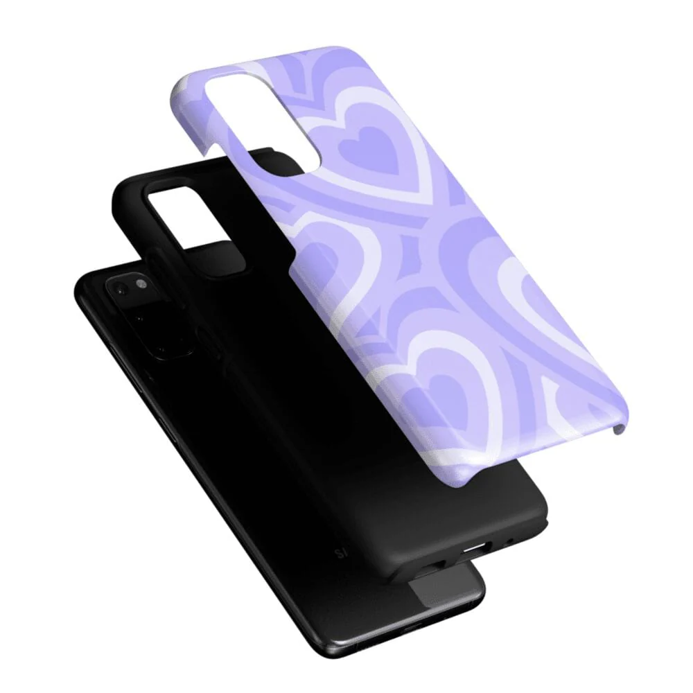 Love Song | Lavender Heart Samsung Case - Image 45