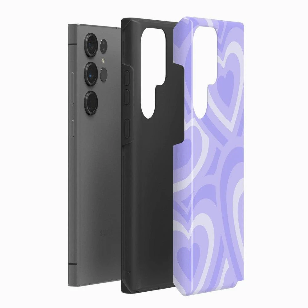 Love Song | Lavender Heart Samsung Case - Image 6