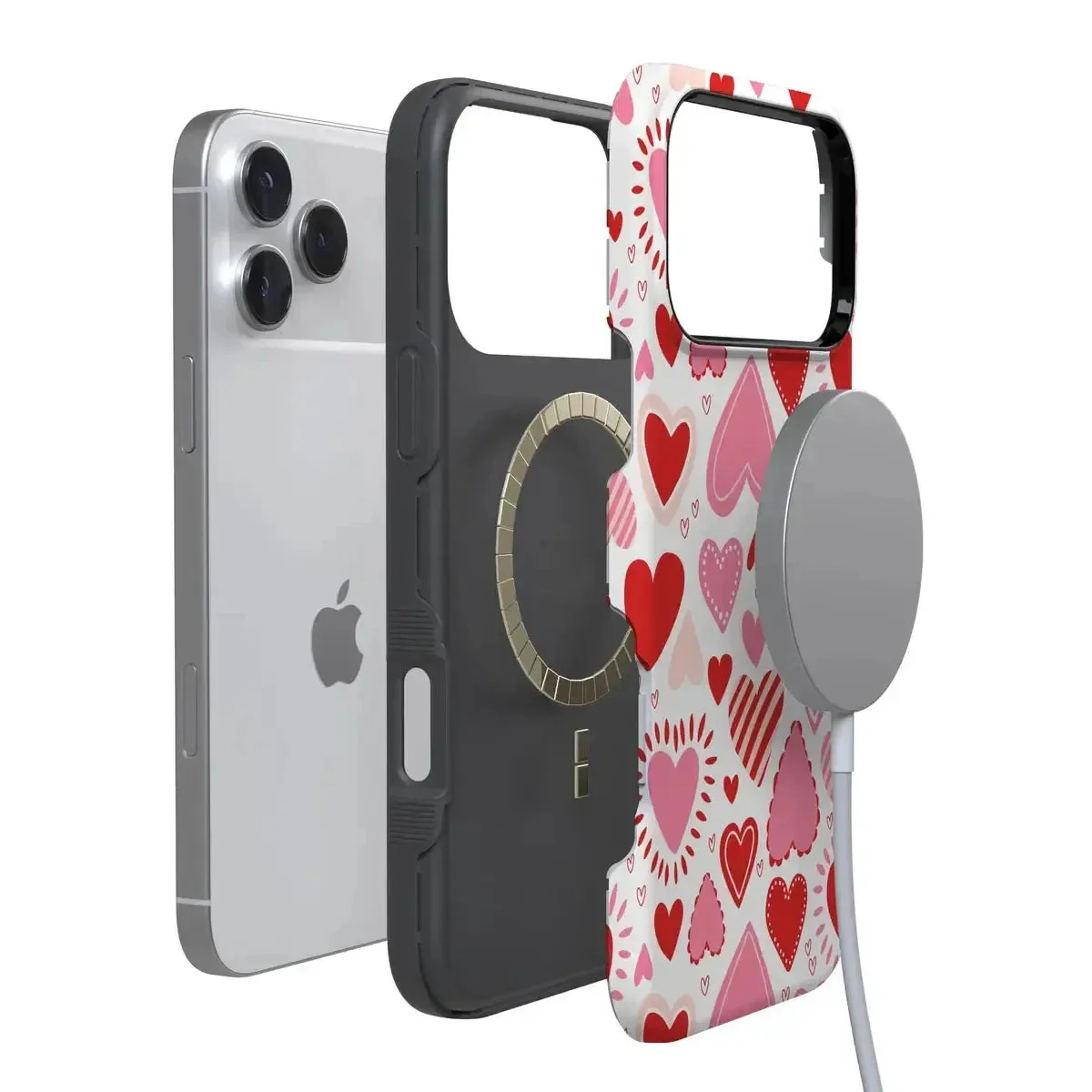 Love Struck | Heart Stickers Case - Image 3