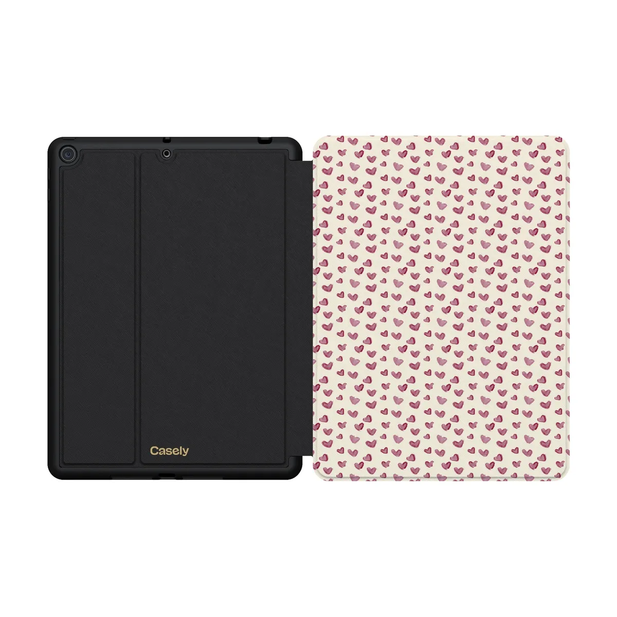 Lovebug | Mauve Hearts iPad Case - Image 31