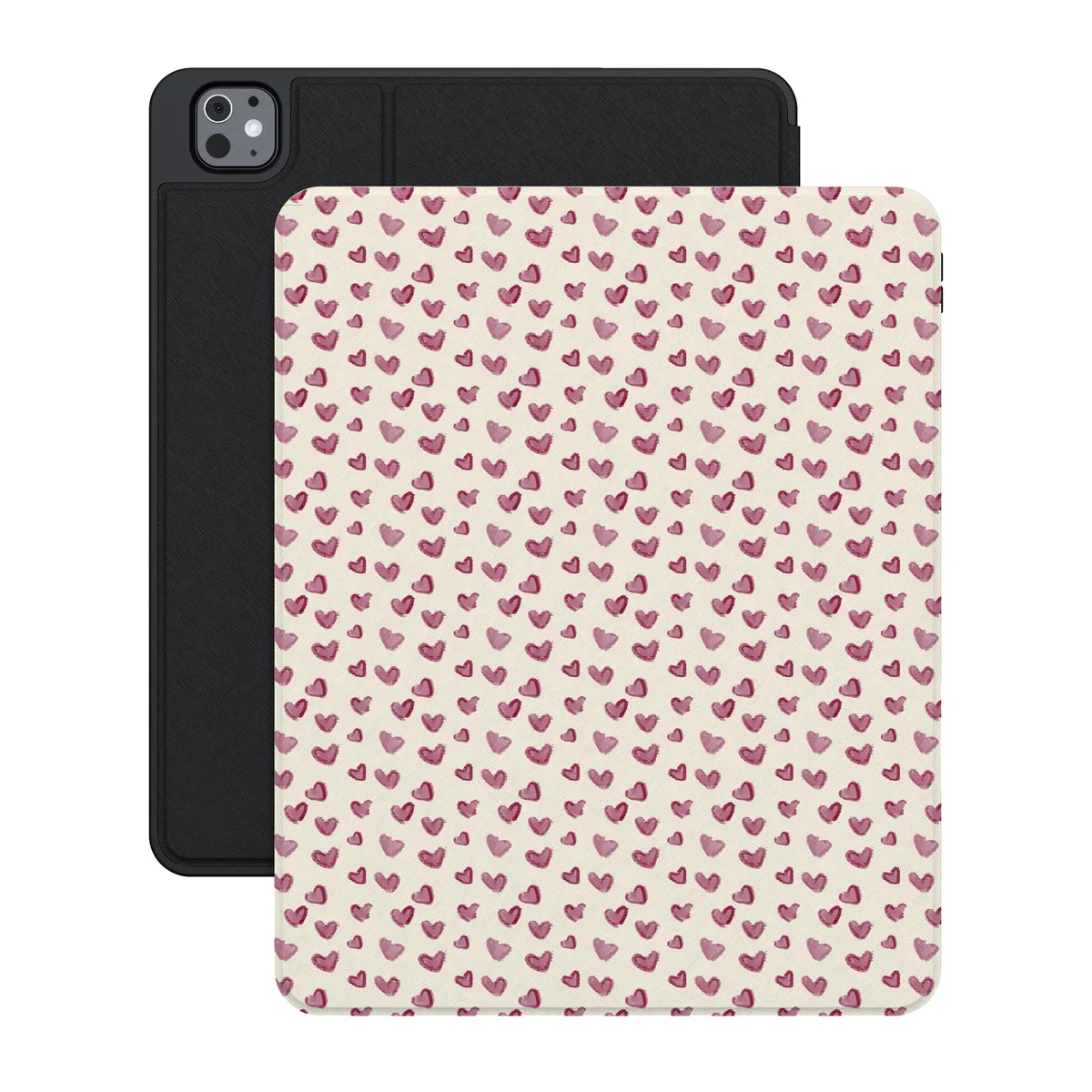 Lovebug | Mauve Hearts iPad Case - Image 33