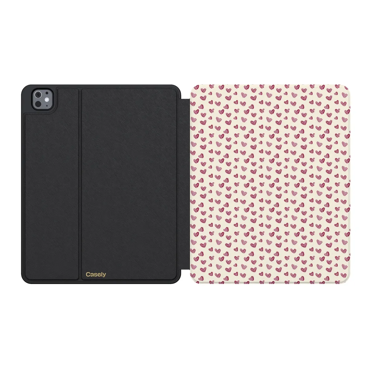 Lovebug | Mauve Hearts iPad Case - Image 39