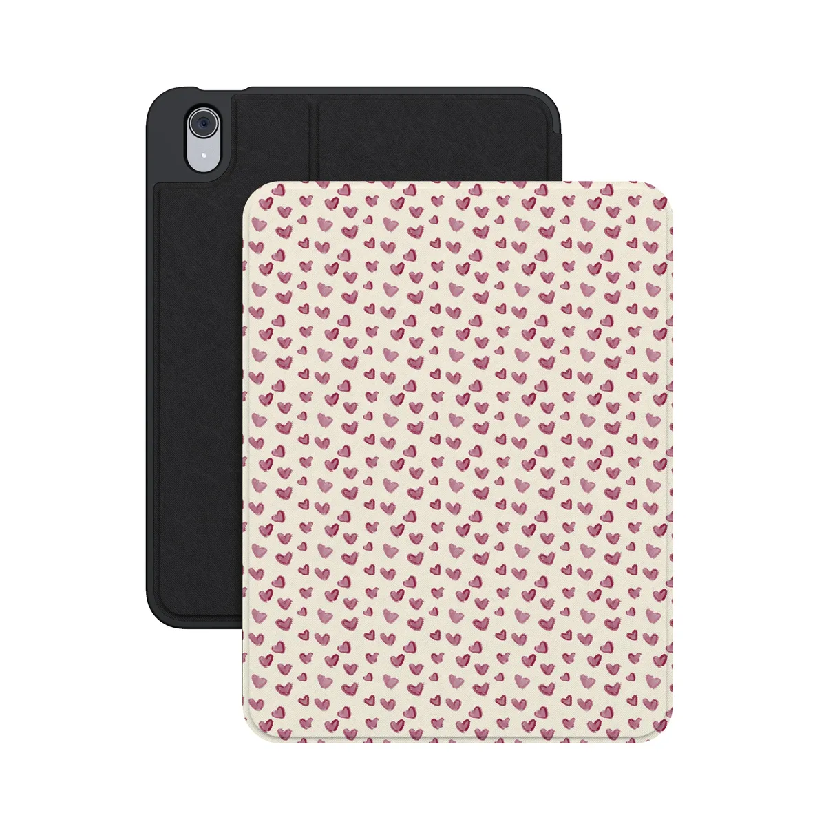 Lovebug | Mauve Hearts iPad Case - Image 9