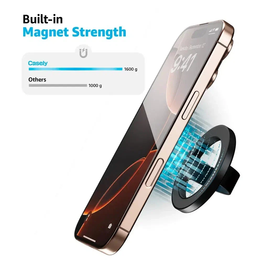MagRing | Black Magnetic Phone Ring - Image 3