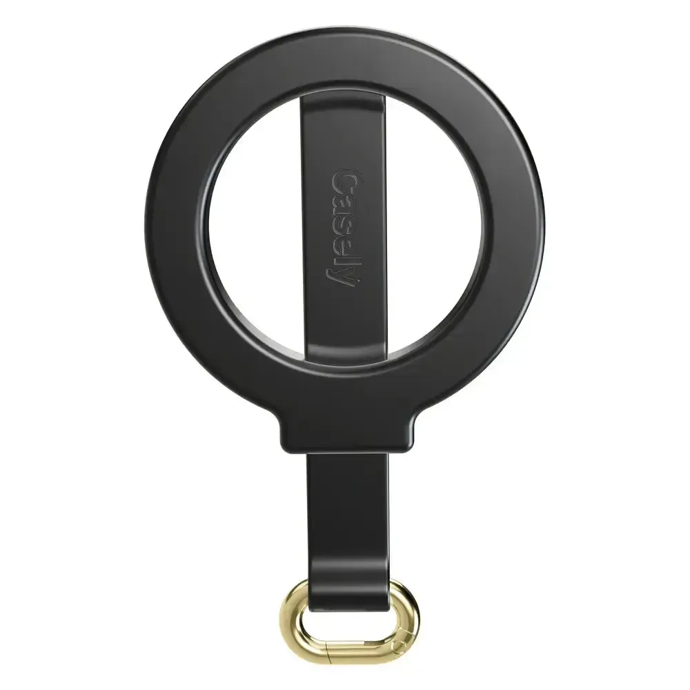 MagRing+ | Black Magnetic Adjustable Phone Ring with Keychain - Image 8
