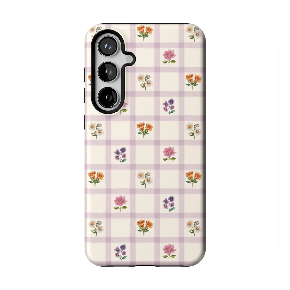 Meadow Check | Floral Gingham Case - Image 104