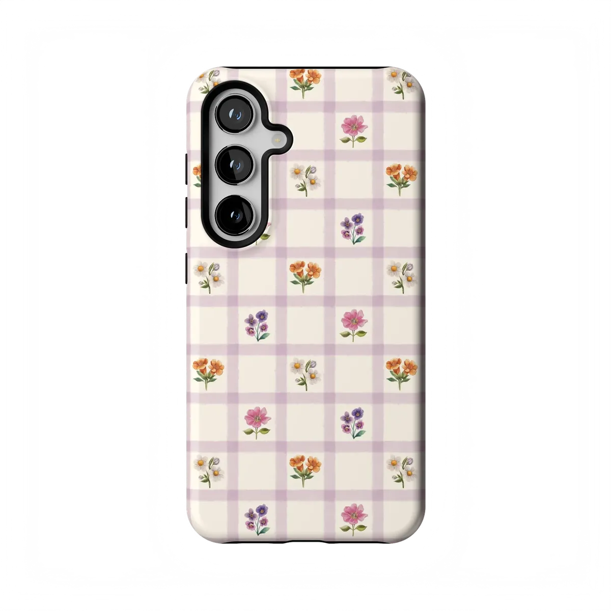 Meadow Check | Floral Gingham Case - Image 107