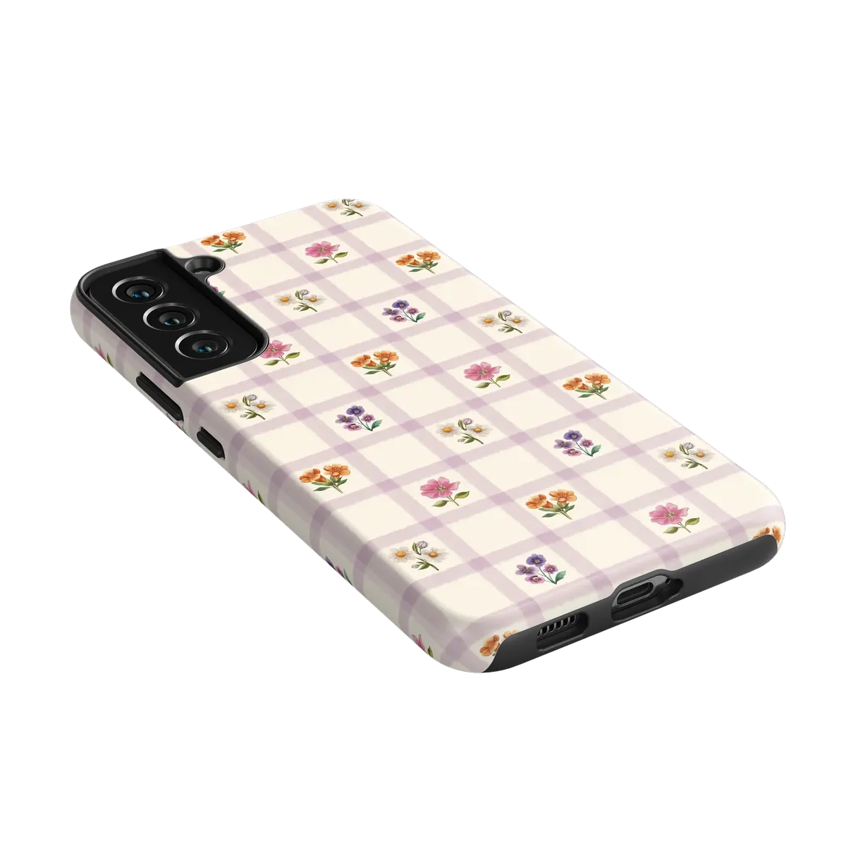 Meadow Check | Floral Gingham Case - Image 122