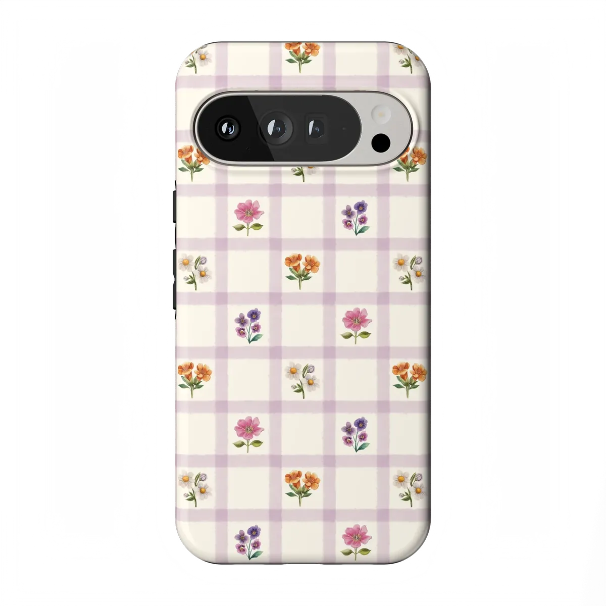 Meadow Check | Floral Gingham Case - Image 132
