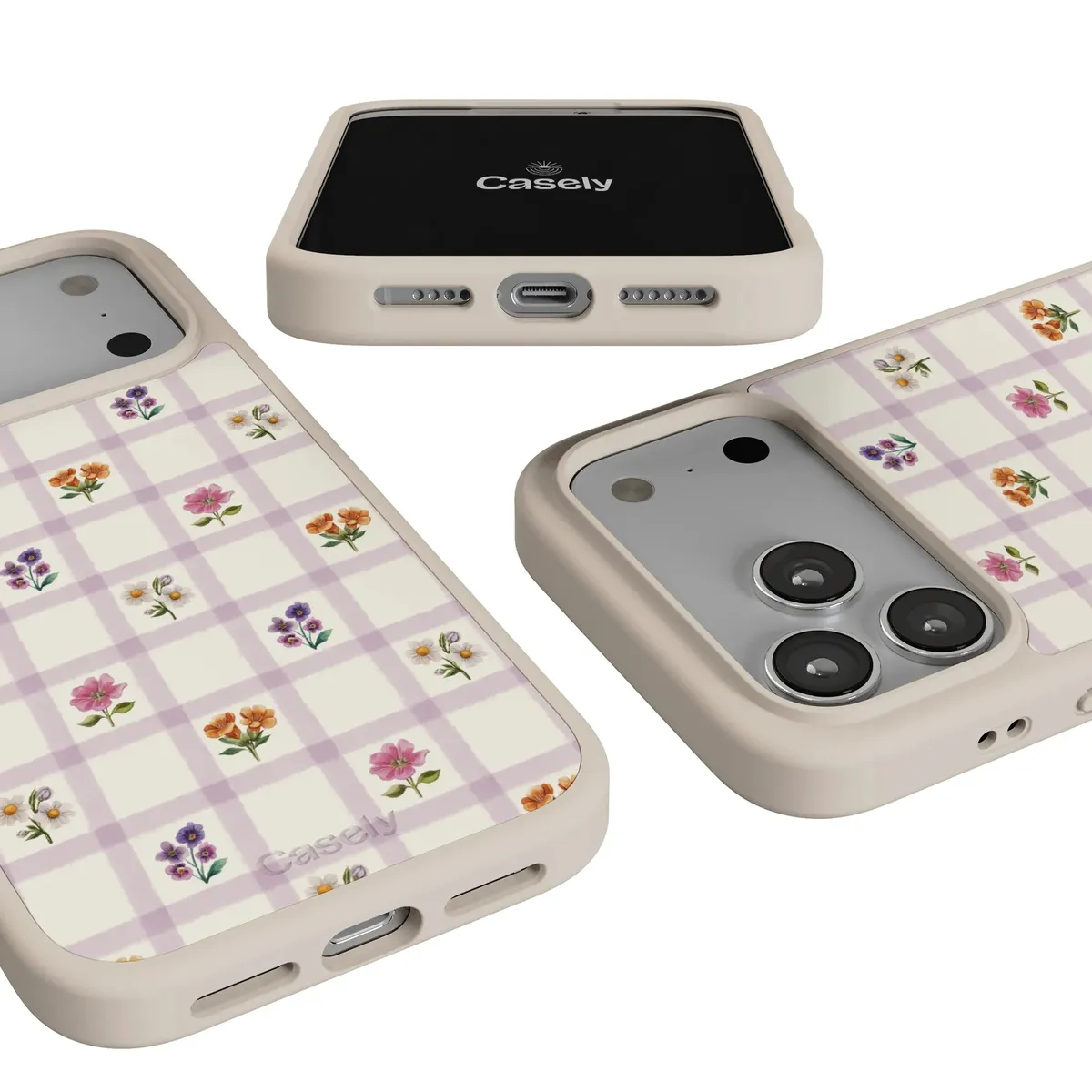 Meadow Check | Floral Gingham Case - Image 147