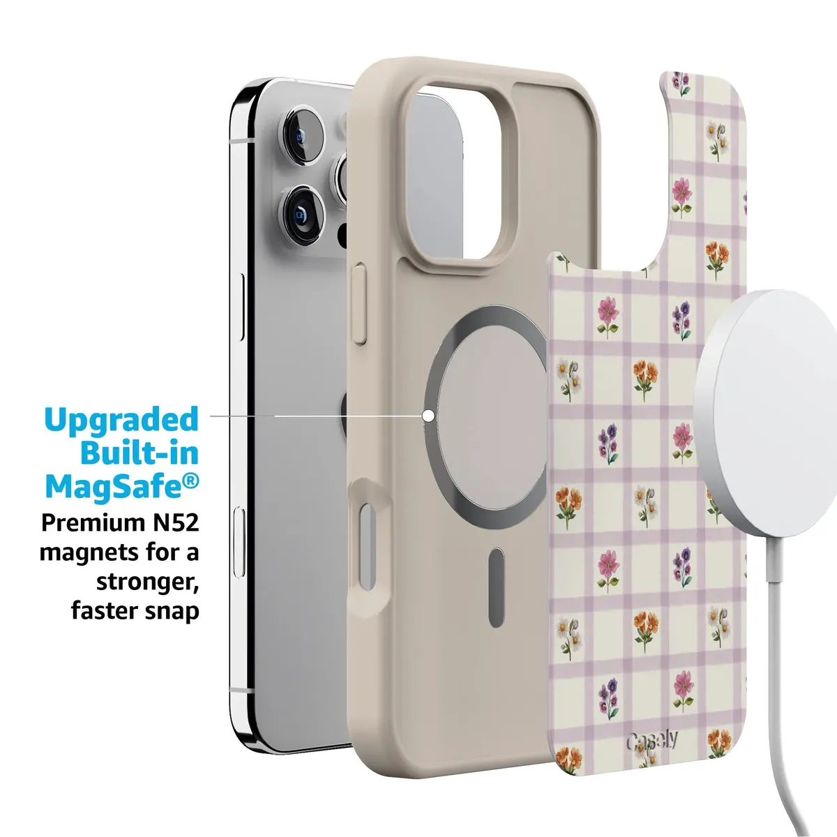 Meadow Check | Floral Gingham Case - Image 163