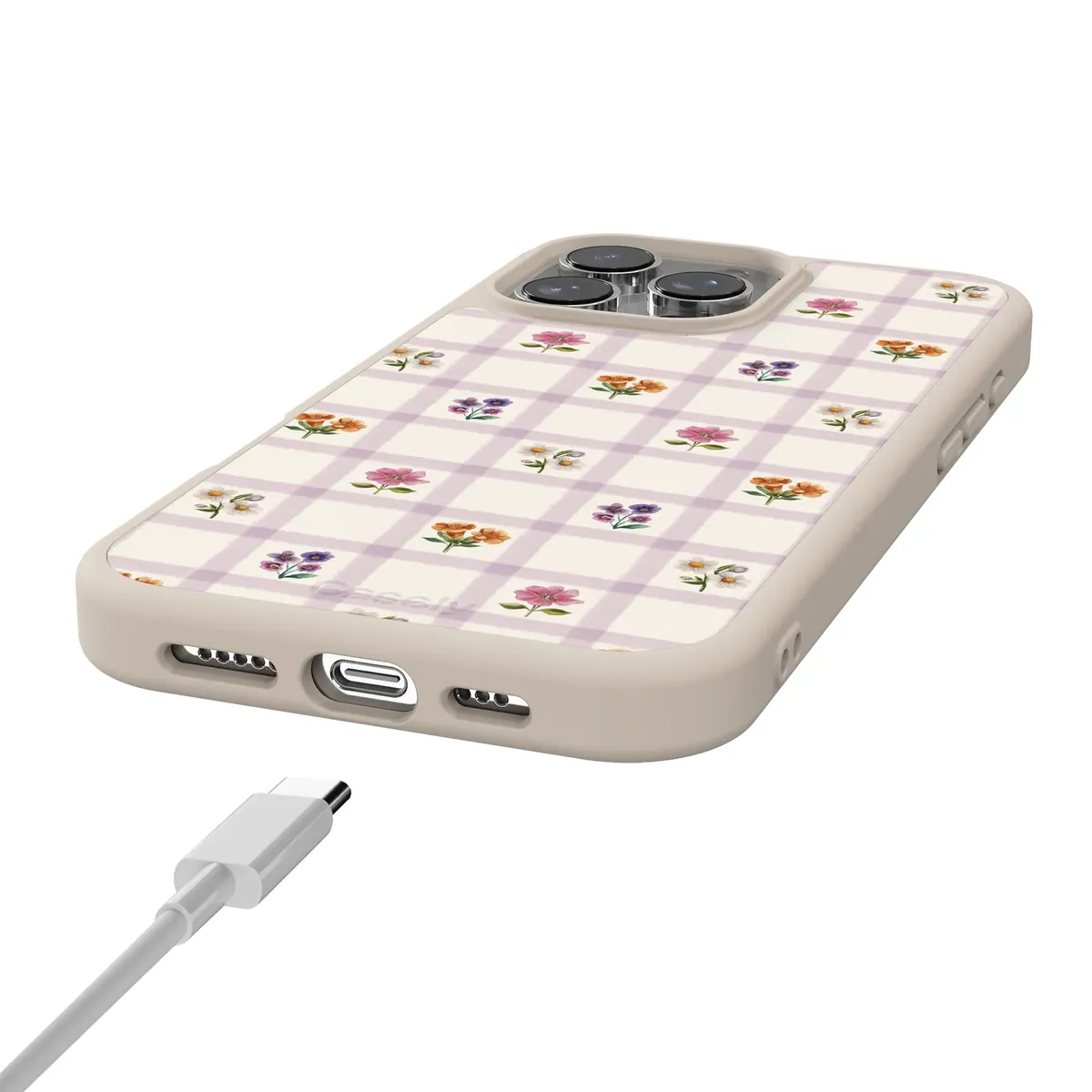 Meadow Check | Floral Gingham Case - Image 166