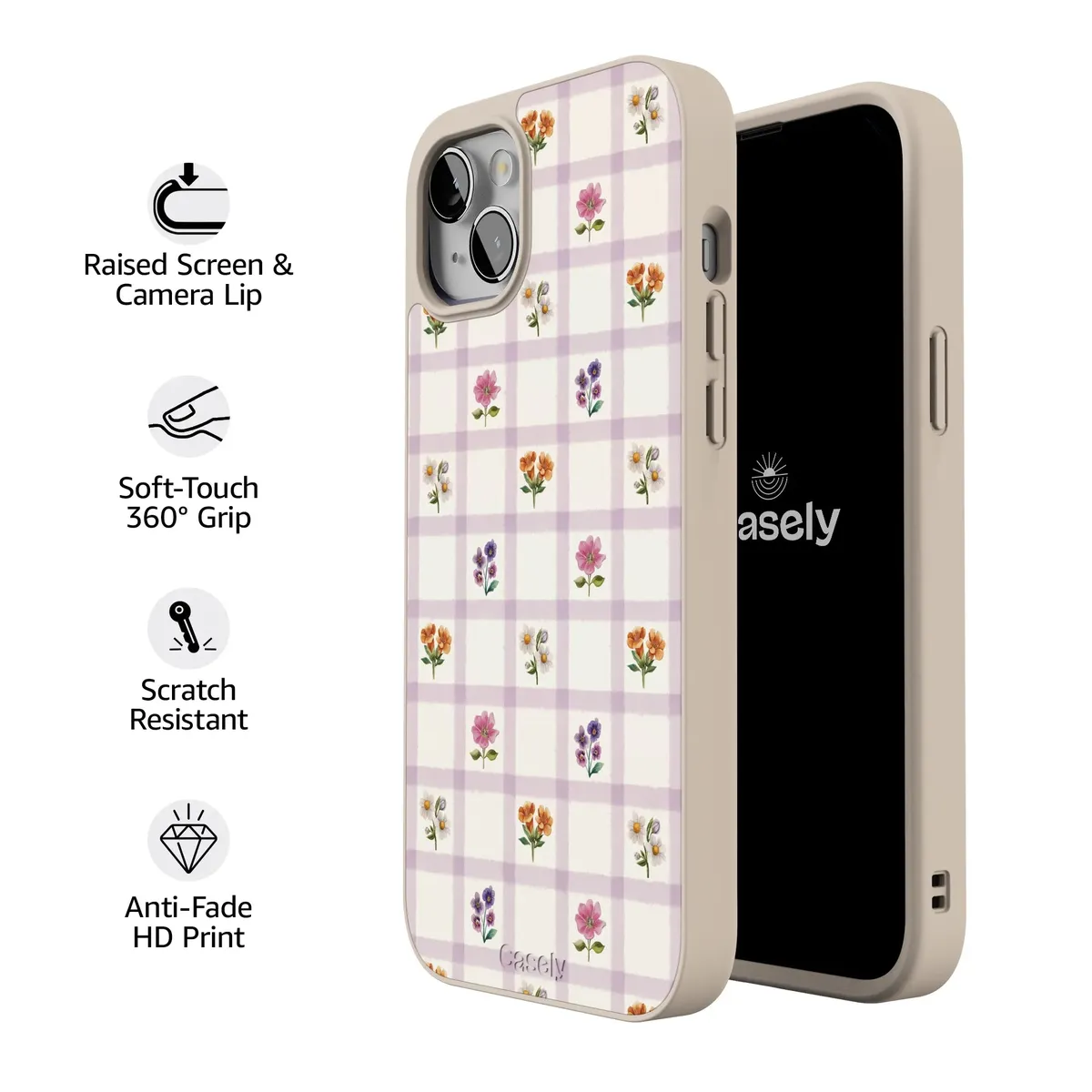 Meadow Check | Floral Gingham Case - Image 172