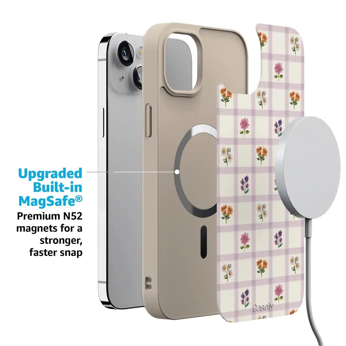 Meadow Check | Floral Gingham Case - Image 174