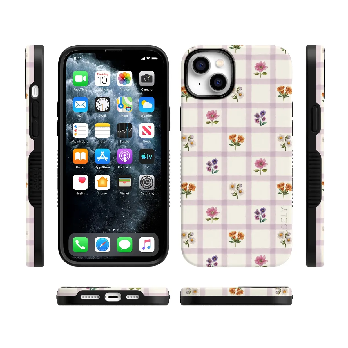Meadow Check | Floral Gingham Case - Image 178
