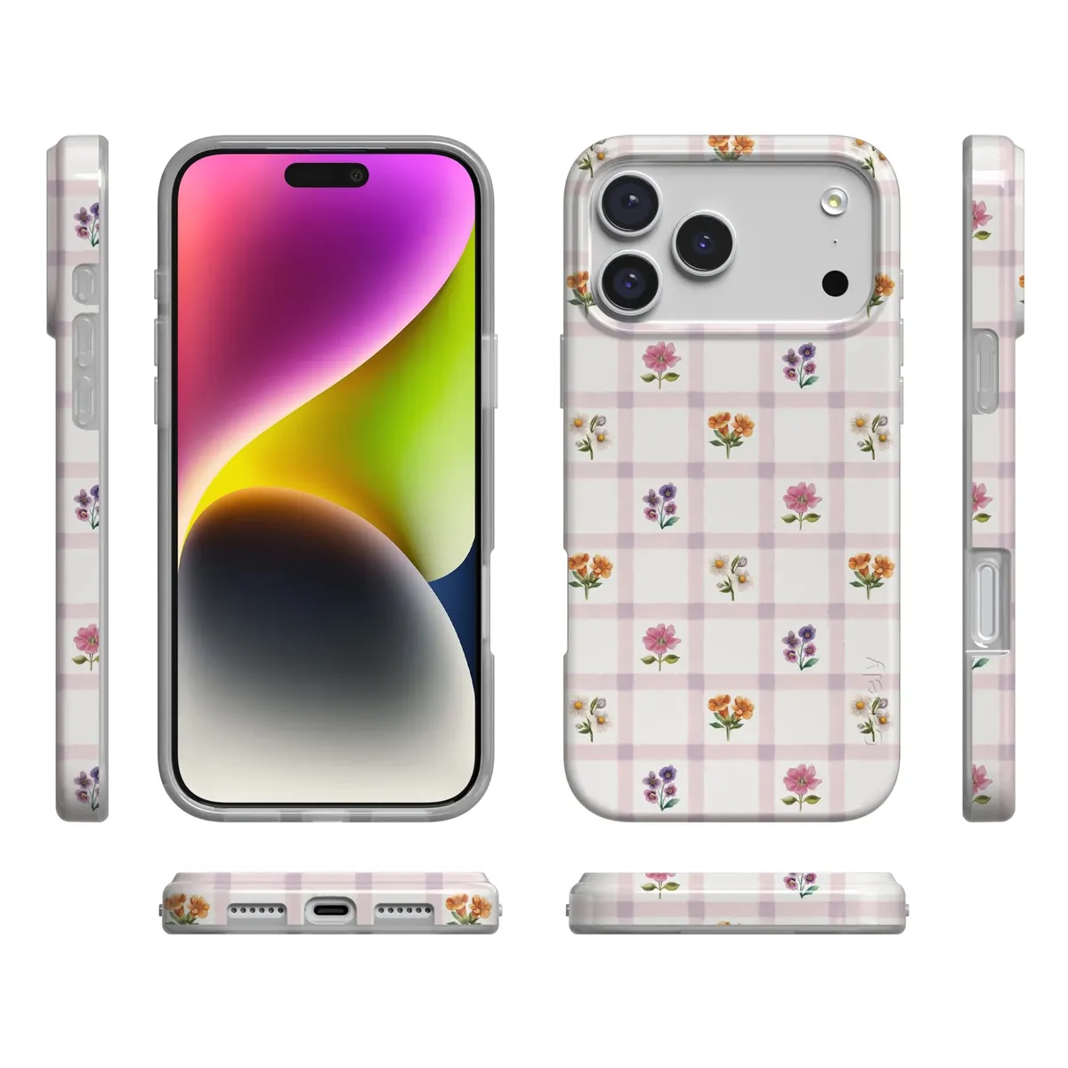 Meadow Check | Floral Gingham Case - Image 181