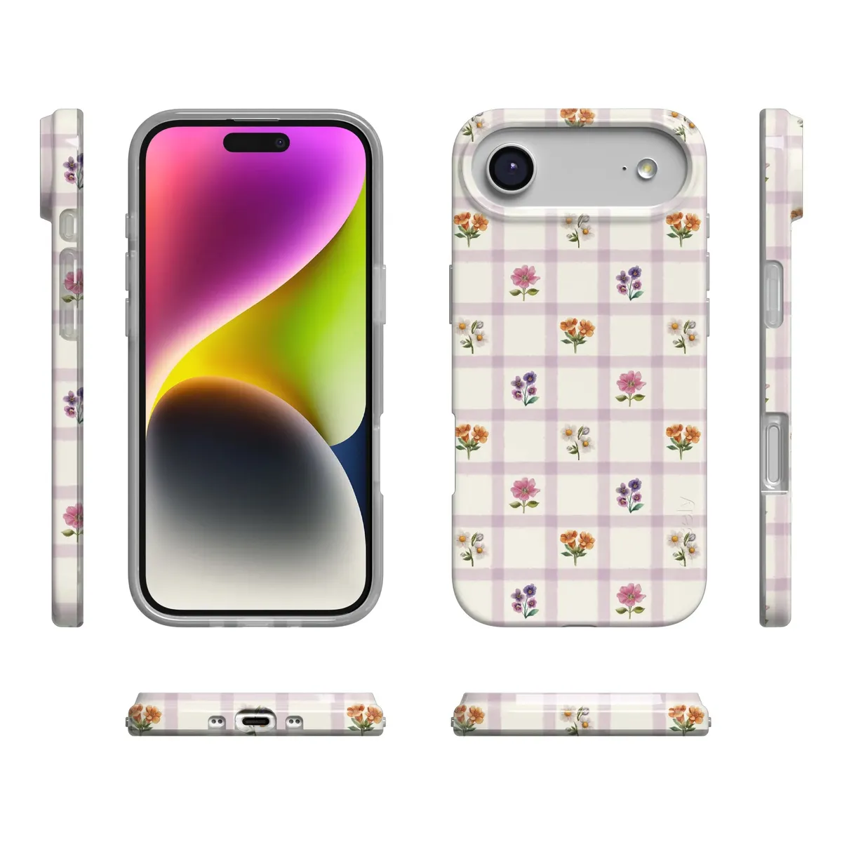 Meadow Check | Floral Gingham Case - Image 71